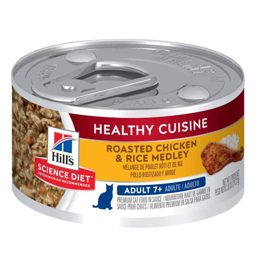 Hill’s Science Plan Mature Adult Wet Cat Food Chicken and Rice Flavour
